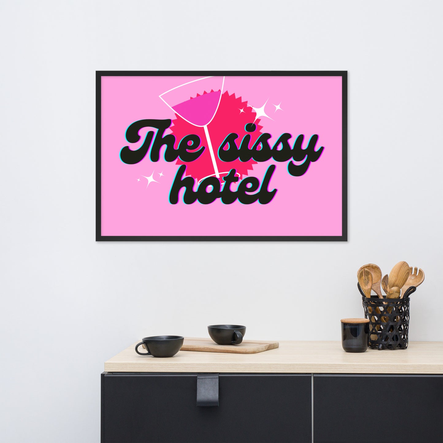 Sissy hotel Framed poster